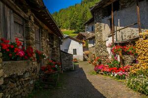 paisagem dos Alpes italianos foto