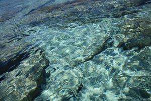 kedrodasos praia ilha de creta lagoa azul águas cristalinas e corais foto