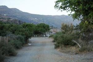 peristeres praia rodakino ilha de creta área de acampamento gratuita covid-19 foto