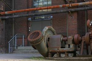 área industrial abandonada da antiga fábrica landschaftpark duisburg nord foto