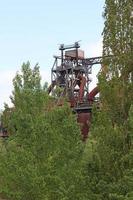 área industrial abandonada da antiga fábrica landschaftpark duisburg nord foto