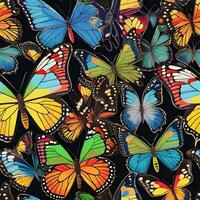 colorida borboleta padronizar ai gerar foto