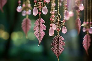 inspirado na floresta bling para outono - ai gerado foto