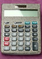 calculadora coberto com Swarovski cristais foto