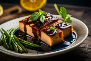 a melhor tofu receitas para vegetarianos e veganos. gerado por IA foto