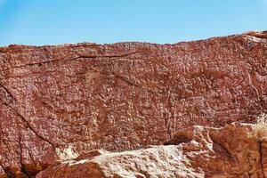 ervas boa arqueológico local - Chile. caverna quadros - Atacama deserto. san Pedro de atacama. foto