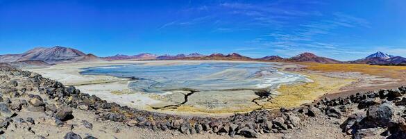 salar de aguas calientes ponto de vista - Atacama deserto - san Pedro de atacama. foto