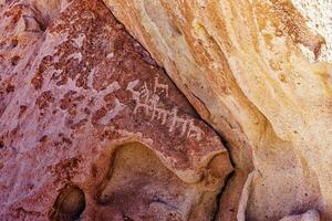 ervas boa arqueológico local - Chile. caverna quadros - Atacama deserto. san Pedro de atacama. foto