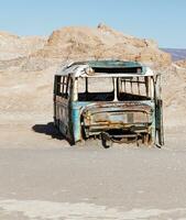 Magia ônibus Atacama deserto - san Pedro de Atacama - el loa - Antofagasta região - Chile. foto