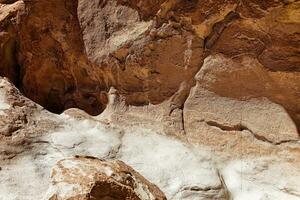 ervas boa arqueológico local - Chile. caverna quadros - Atacama deserto. san Pedro de atacama. foto