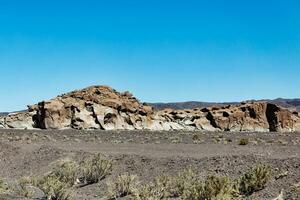 ervas boa arqueológico local - Chile. caverna quadros - Atacama deserto. san Pedro de atacama. foto