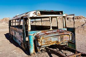 Magia ônibus Atacama deserto - san Pedro de Atacama - el loa - Antofagasta região - Chile. foto