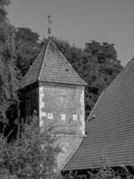 castelo e parque dentro Westfália foto