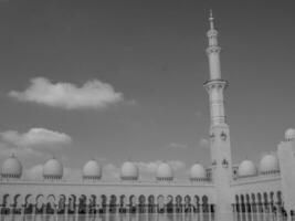 mesquita em abu dhabi foto