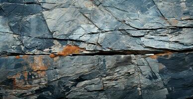 pedra parede, Sombrio textura - ai gerado imagem foto