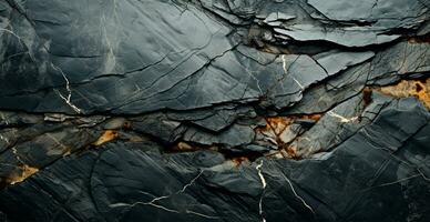 pedra parede, Sombrio textura - ai gerado imagem foto