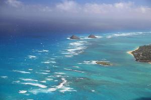 foto aérea de Oahu, Havaí