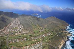 foto aérea de Oahu, Havaí