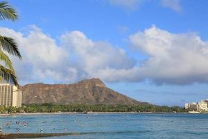 praia de waikiki, honolulu havaí foto
