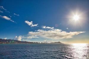 praia de waikiki, honolulu havaí foto