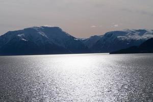 Fiorde de Sogn na Noruega foto