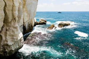 paisagem marinha em israel foto