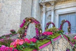 festival da flor em girona temps de flors, espanha. 2018 foto