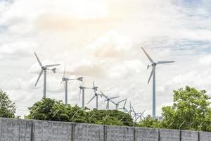 moinhos elétricos eólicos para geração de energia, ventilador foto