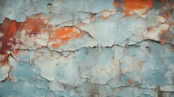 uma parede com descamação pintura revelador camadas em construção hd textura fundo altamente detalhado ai generativo foto