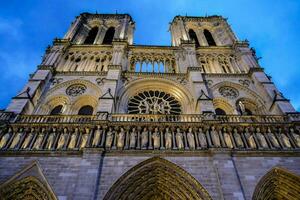 a catedral de notre dame em paris, frança foto