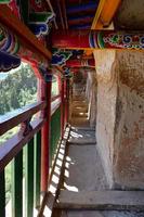 antigo interior das grutas no templo mati, zhangye gansu china. foto