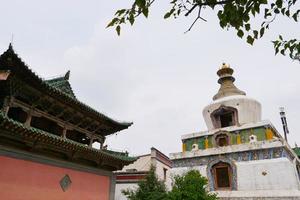 mosteiro kumbum, templo ta'er na china de xining. foto