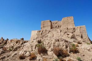 ruínas de jiaohe na província de xinjiang, china. foto