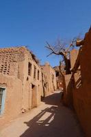 antiga casa vila vale inturpan xinjiang província china. foto