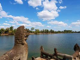 srah srang no complexo de angkor wat, reservatório para rei, siem colher foto