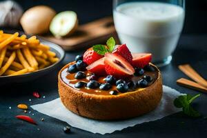 a melhor alimentos para comer para peso perda. gerado por IA foto