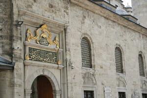 Peru Istambul 22 pode 2023. interior do eyup sultão mesquita dentro Istambul foto