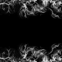 abstrato fumaça quadro, Armação em Preto fundo foto