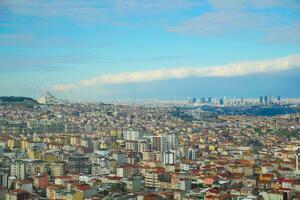 arial Visão do Istambul ásia lado urbano construção blocos foto