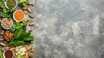 uma fresco, saudável erva e vegetal nutrição para bem estar foto