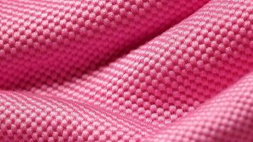 Rosa futebol tecido textura com ar malha. roupa de esporte fundo foto