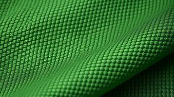 verde futebol tecido textura com ar malha. roupa de esporte fundo foto