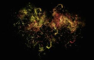 ouro e laranja galáxia aguarela estrelas salpicos fundo foto