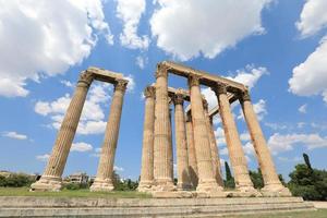 templo do zeus olímpico, atenas grécia foto