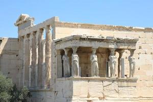 templo de partenon na acrópole de atenas, grécia foto