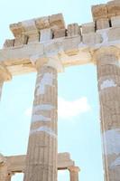 templo de partenon na acrópole de atenas, grécia foto