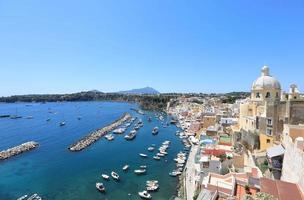 vista da ilha procida itália foto