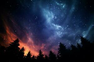 celestial maravilhas revelado dentro uma deslumbrante profundo céu astrofoto obra-prima ai gerado foto