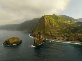 miradouro ilheus da ribeira da janela - Madeira ilha - Portugal foto