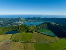 miradouro da vista Faz rei - Açores, Portugal foto